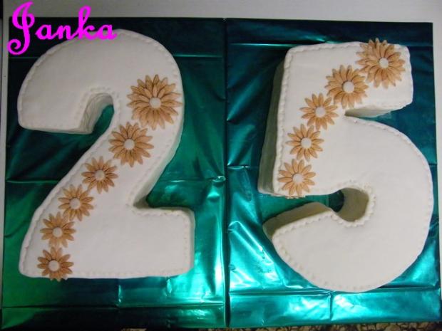 25-ka, torta, Narodeninové torty, janka84, 1