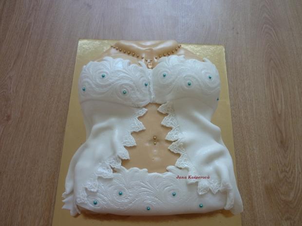 Ženské torzo, torta, Narodeninové torty, Jane1, 1