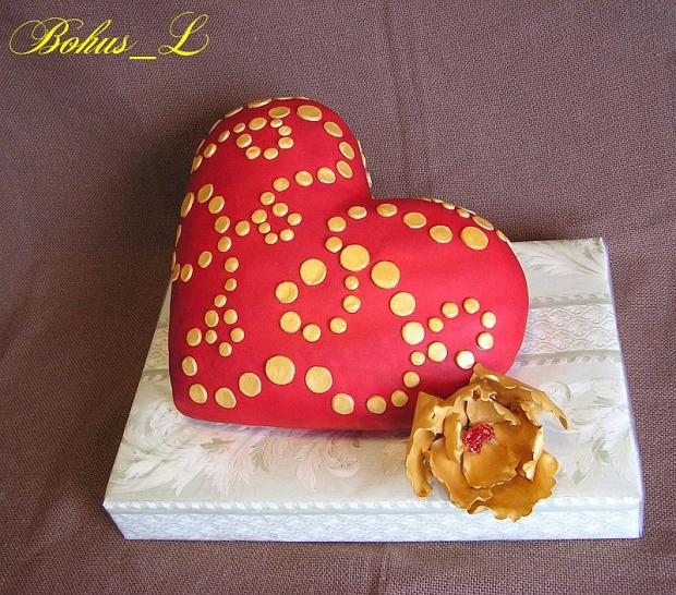 Srdce s Kvetom, torta, Bohus_L, 1