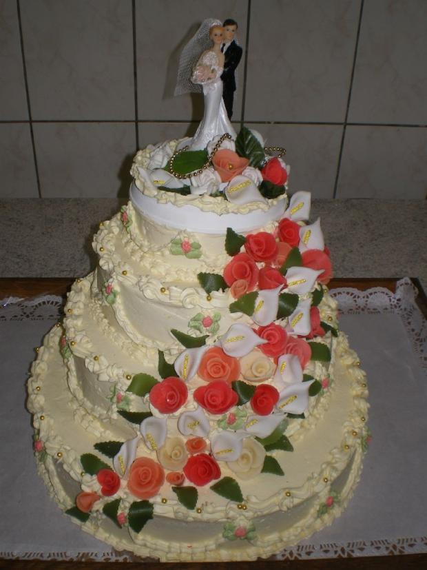 svadobná torta, torta, Svadobné torty svadobná torta, torta, Svadobné torty, Cukraren Jadranka, 1