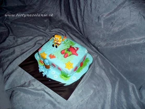 Sponge Bob, torta, Rozprávkové torty, Torty na zelanie, 1