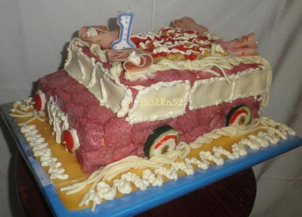 Slané auto - torta, torta, Slané torty, bozka52, 1