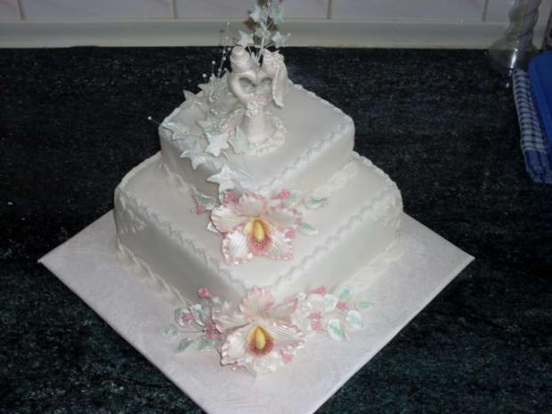 svadobná so soškou, torta, Svadobné torty svadobná so soškou, torta, Svadobné torty, martaK - MaM, 1