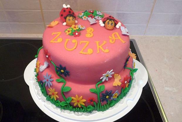 Lienky pre Zuzku, torta, Torty pre dievčatá, martazdar, 1