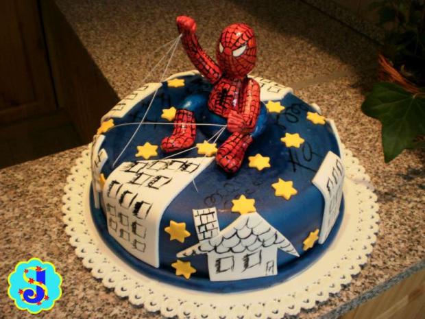 Spiderman, torta, Rozprávkové torty Spiderman, torta, Rozprávkové torty, Janka.S, 1