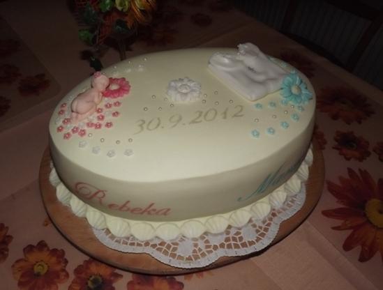 pre Mareka a Rebeku ku krstu, torta, Torty na krstiny pre Mareka a Rebeku ku krstu, torta, Torty na krstiny, Stanulienka, 1