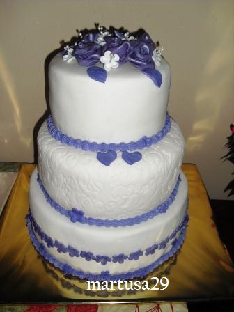svadobná vo fialovom, torta, Svadobné torty svadobná vo fialovom, torta, Svadobné torty, martusa29, 1