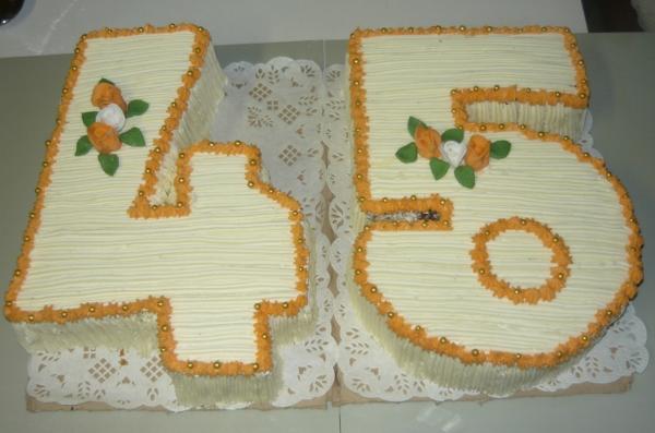 číslice, torta, Narodeninové torty, Ibolyka-Iby, 1