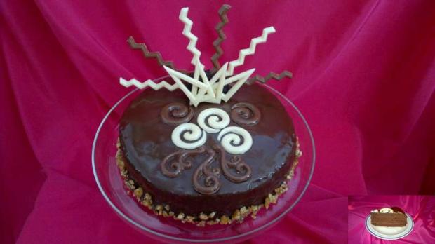 Čokoládový východ slnka :), torta, Čokoládové torty Čokoládový východ slnka :), torta, Čokoládové torty, duranlb, 1