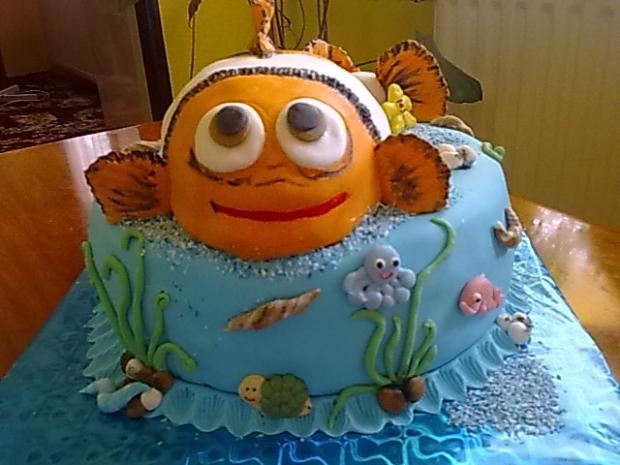 Nemo na zelanie, torta, Rozprávkové torty Nemo na zelanie, torta, Rozprávkové torty, Mereske, 1
