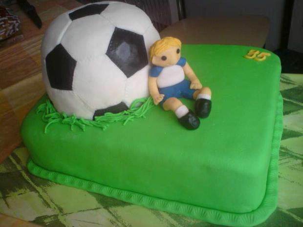 futbalová, torta, Narodeninové torty, lesajka, 1