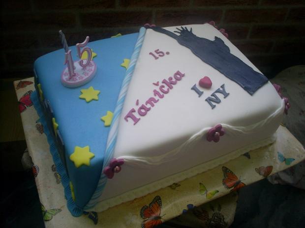 Torticka a la New York, torta, Narodeninové torty, olinockaaa, 1