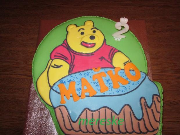 macko Pu pre Matka, torta, Narodeninové torty, Mereske, 1