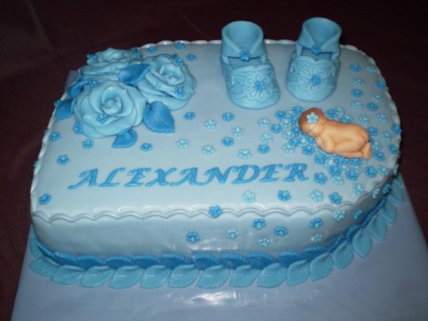 krstinová č. 5 - Alexander, torta, Torty na krstiny krstinová č. 5 - Alexander, torta, Torty na krstiny, , 1