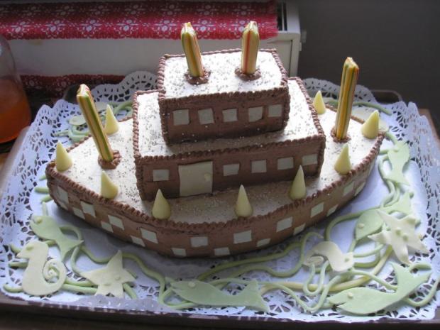 Lod-1, torta, Torty autíčka, vláčiky, Maria-Šurany, 1