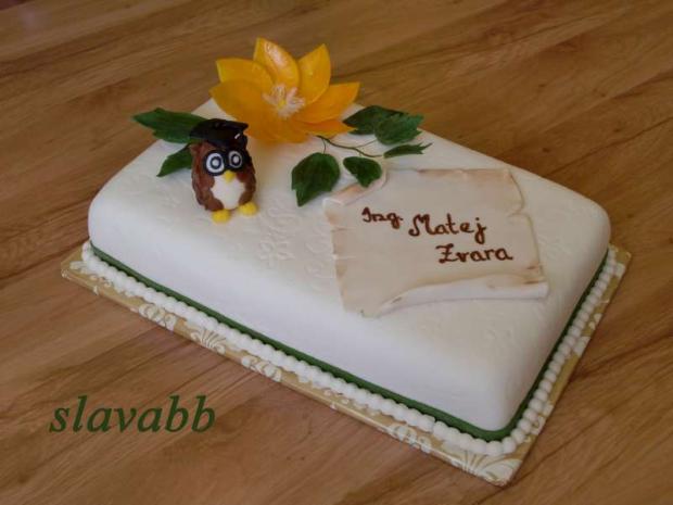 Na promocie - torta 85, torta, Torty - škola, stužková, slavabb, 1