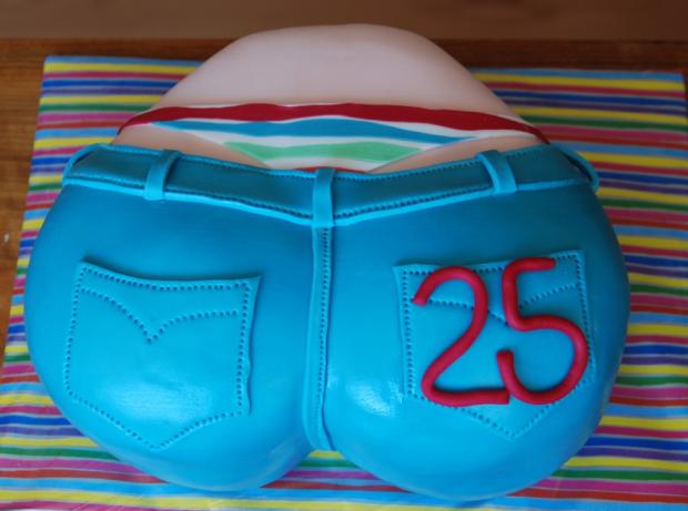 ďalší zadok..., torta, Narodeninové torty, lesika, 1