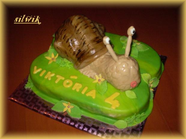 Slimáčik Máčik , torta Slimáčik Máčik , torta, silwik, 1