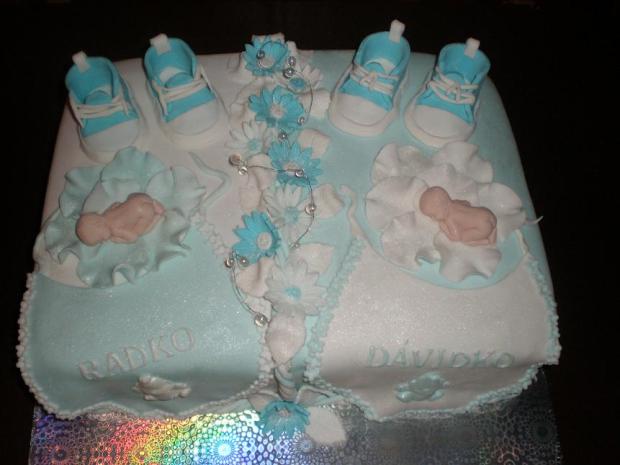 Pre dvojičky, torta, Torty na krstiny, Miriam1, 1