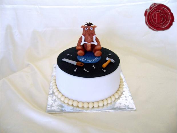 DJ mamut, torta, Rozprávkové torty DJ mamut, torta, Rozprávkové torty, lenkafab, 1