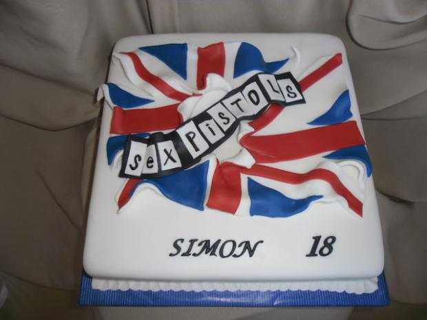 Sex pistols, torta, Netradičné torty Sex pistols, torta, Netradičné torty, Alenik, 1