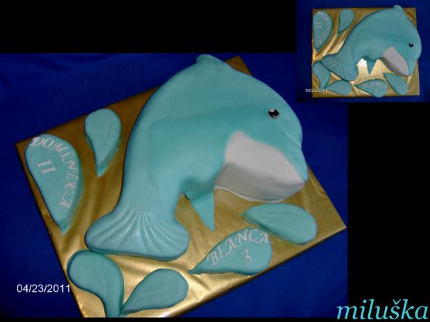 delfín-Dominika-11,Bianca-3, torta, Torty so zvieratkami delfín-Dominika-11,Bianca-3, torta, Torty so zvieratkami, miluška, 1