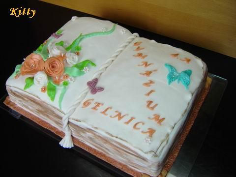 kniha na stretnutie, torta, Torty - škola, stužková, Katarína 37, 1