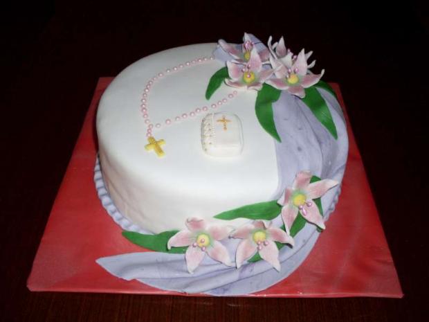 NA PSP S ĽALIAMI, torta, Torty na cirkevné sviatky NA PSP S ĽALIAMI, torta, Torty na cirkevné sviatky, Mária Vašová, 1