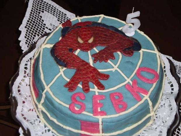 Spiderman pre Sebka, torta, Narodeninové torty, Stanislavka, 1