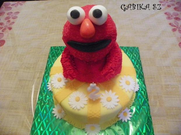Elmo k narodeninám, torta, Rozprávkové torty, GABIKA SZ., 1
