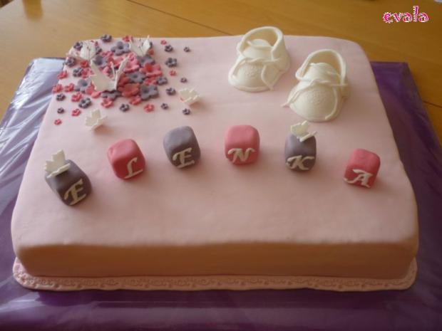 pre Elenku, torta, Torty na krstiny pre Elenku, torta, Torty na krstiny, evala, 1