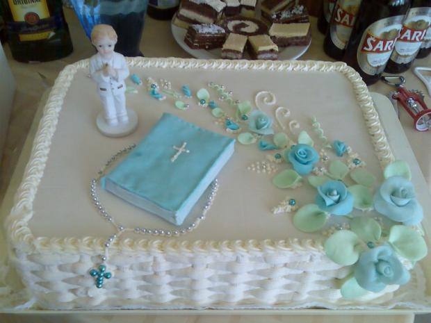 krsňatku na 1.sv. prijimanie, torta, Torty na cirkevné sviatky krsňatku na 1.sv. prijimanie, torta, Torty na cirkevné sviatky, monkiis, 1