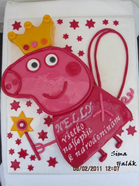 Prasatko Peppa, torta, Rozprávkové torty, Torty Snov, 1