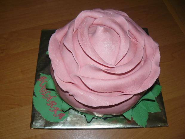 ruža, torta, Narodeninové torty, MarikaFa, 1