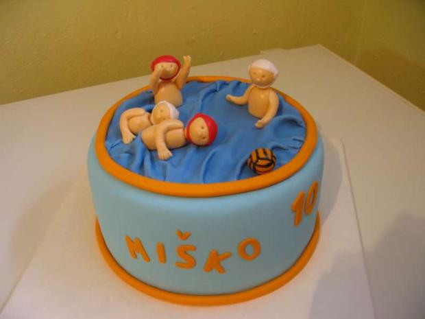 Vodné pólo, torta, Narodeninové torty Vodné pólo, torta, Narodeninové torty, DášaL, 1