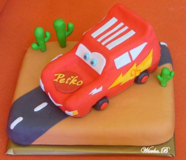 McQueen, torta, Torty autíčka, vláčiky, werona, 1