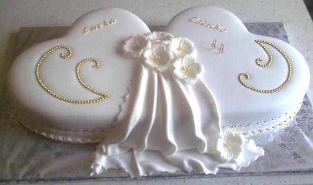 bielo-zlata, torta, Svadobné torty bielo-zlata, torta, Svadobné torty, doddy, 1