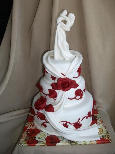 Svadobna s mojimi postavickami:-), torta, Svadobné torty Svadobna s mojimi postavickami:-), torta, Svadobné torty, Alenik, 1