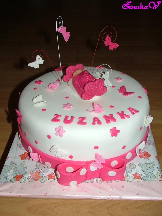 Krstinová Zuzanke, torta, Torty na krstiny Krstinová Zuzanke, torta, Torty na krstiny, ZuzkaV, 1