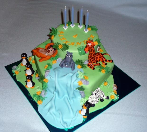 madagaskar, torta, Torty so zvieratkami madagaskar, torta, Torty so zvieratkami, ajka7, 1