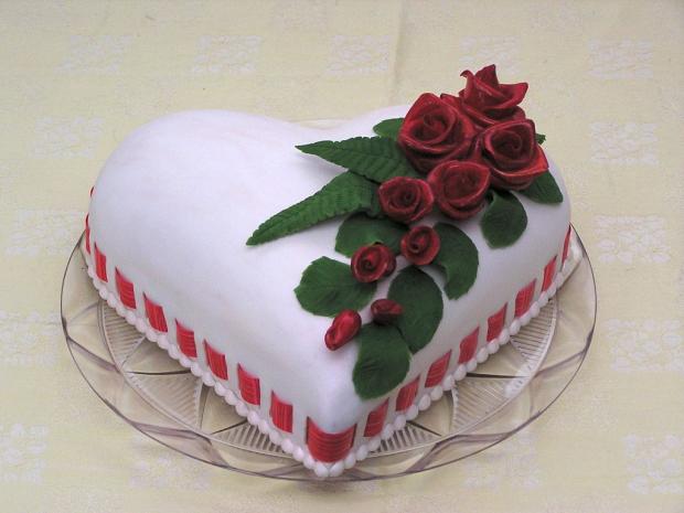 Srdce s ružami, torta Srdce s ružami, torta, Bohus_L, 1