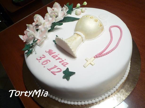 Prvé sv. Prijímanie  s Orchideami, torta, Torty na cirkevné sviatky, TortyMia, 1