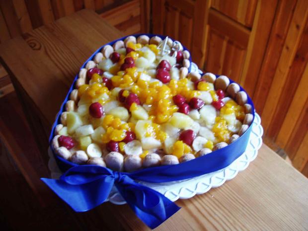 ovocné srdce, torta ovocné srdce, torta, vanilka 227, 1