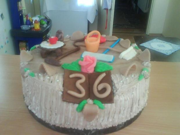 Torta pre Danku- z iného uhla, torta, Narodeninové torty, mazda, 1