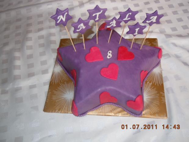 Hviezda, torta, Ostané torty pre deti, vinnka, 1