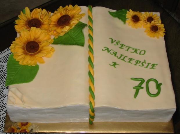obľúbené slnečnice, torta, Narodeninové torty, evikan, 1