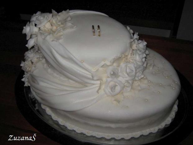 Svadobný ovál, torta, Svadobné torty Svadobný ovál, torta, Svadobné torty, Zuzanka, 1