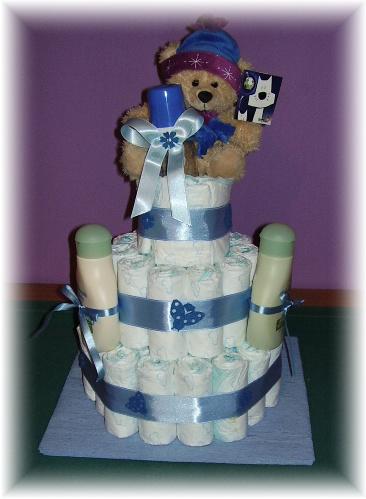 plienkova torta, torta, Torty na krstiny, tigrica_182, 1