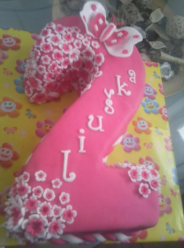 Číslo 2 :-), torta, Ostané torty pre deti Číslo 2 :-), torta, Ostané torty pre deti, lenka2201, 1