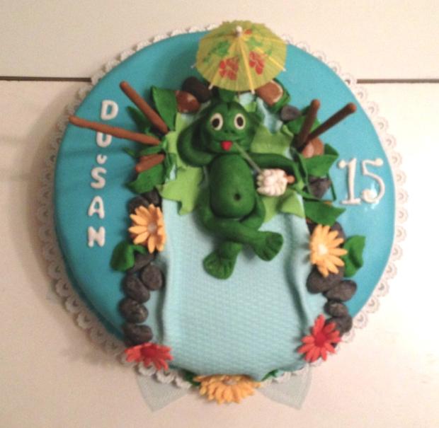 Narodeninový žabiak, torta, Narodeninové torty Narodeninový žabiak, torta, Narodeninové torty, Anna M 1, 1
